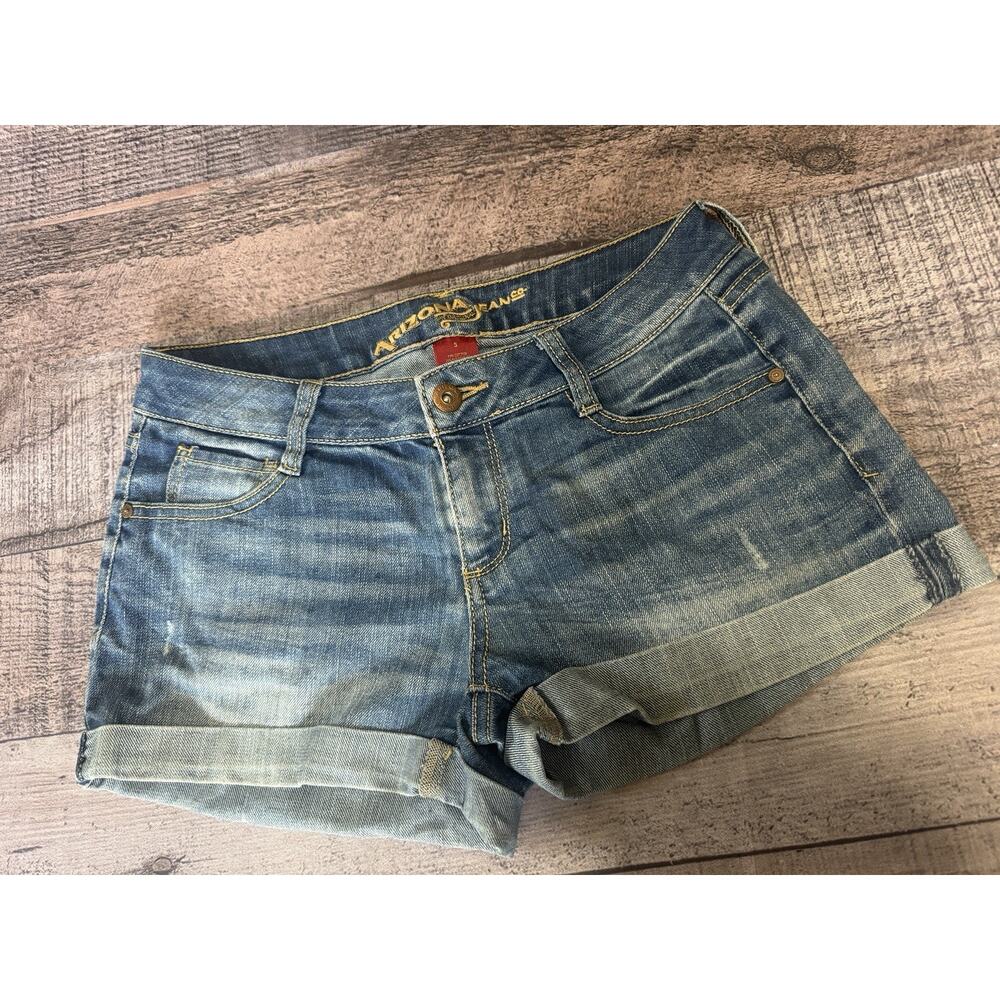 Arizona Jean Co Women’s Denim Shorts Rolled Hem Size 5